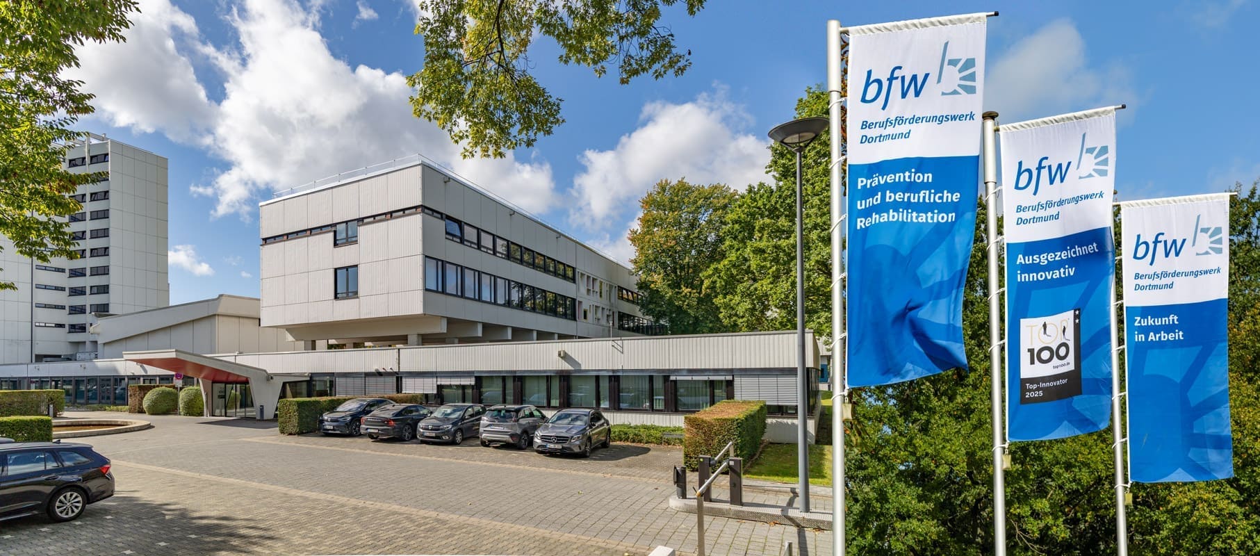 Hauptgebäude des Berufsförderungswerks BFW Dortmund