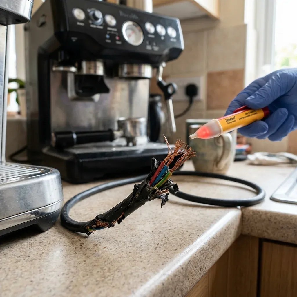 Zustand Kaffeemaschine / Coffee machine hazard inspection